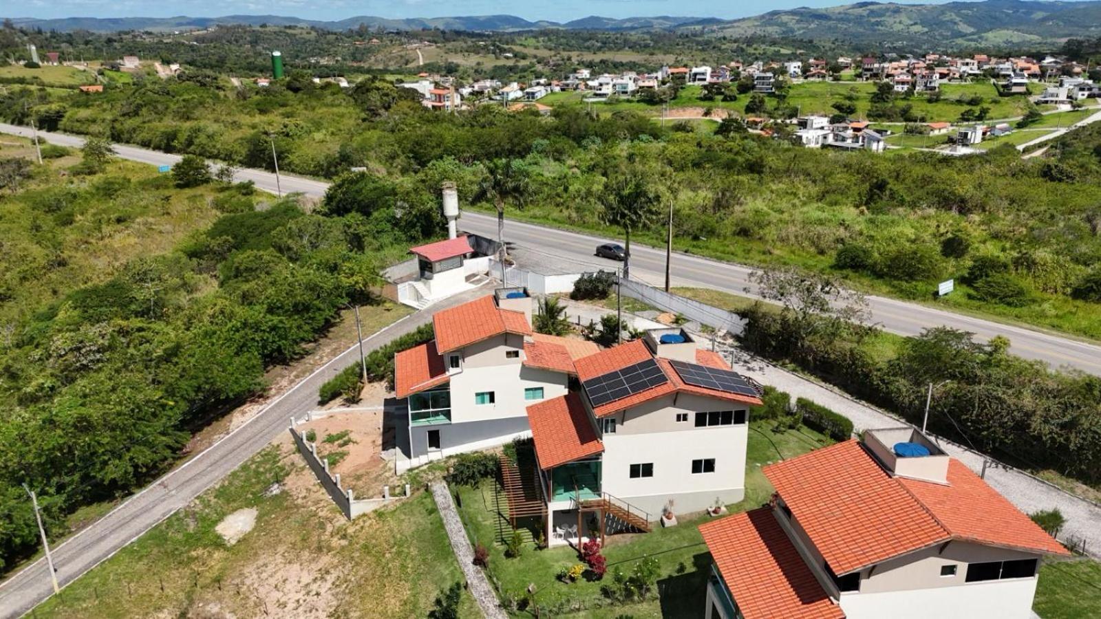 Casa Totalmente Equipada Ampla E Confortavel Em Condominio - Cha Grande-Pe Exteriör bild