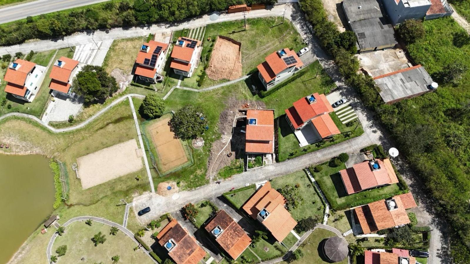 Casa Totalmente Equipada Ampla E Confortavel Em Condominio - Cha Grande-Pe Exteriör bild